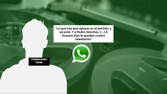 Un colaborador de Koldo: "A Susana Díaz le quedan cuatro telediarios" Un colaborador de Koldo: "A Susana Díaz le quedan cuatro telediarios"