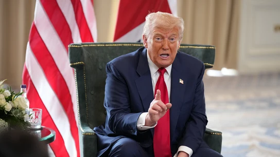 Donald Trump, durante un encuentro con el primer ministro británico, Keir Starmer, en julio de 2025 Donald Trump, durante un encuentro con el primer ministro británico, Keir Starmer, en julio de 2025