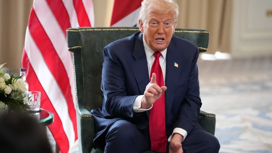 Donald Trump, durante un encuentro con el primer ministro británico, Keir Starmer, en julio de 2025 Donald Trump, durante un encuentro con el primer ministro británico, Keir Starmer, en julio de 2025