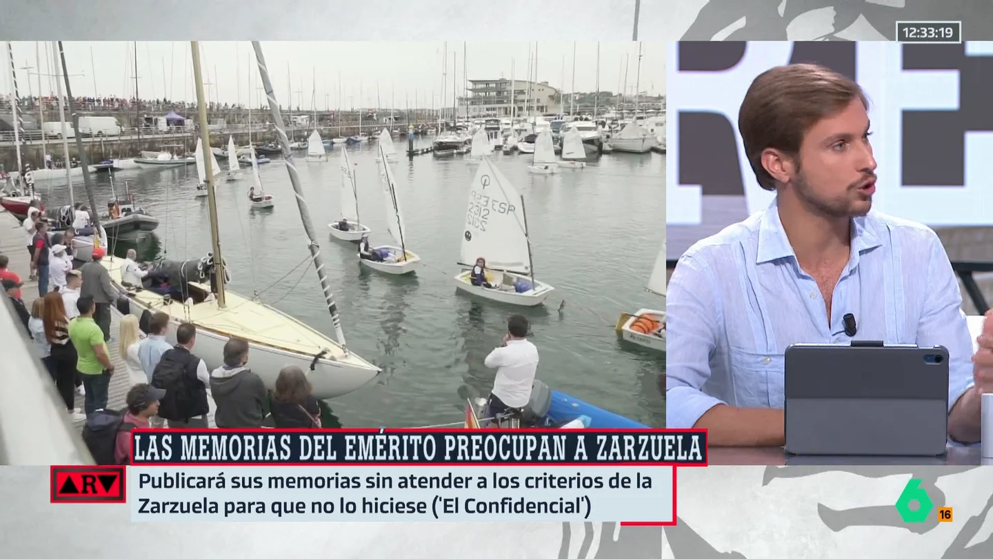 Pepe Luis Vázquez explica por qué en Zarzuela preocupa el libro de Juan Carlos I: "Esas memorias pueden ser un tanto explosivas" Pepe Luis Vázquez explica por qué en Zarzuela preocupa el libro de Juan Carlos I: "Esas memorias pueden ser un tanto explosivas"