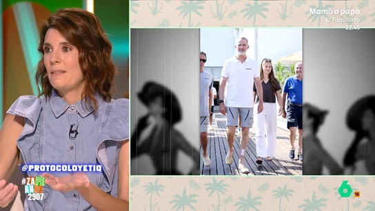 María José Gómez y Verdú analiza el look del rey Felipe VI: "Va perfecto con el polo y las bermudas" María José Gómez y Verdú analiza el look del rey Felipe VI: "Va perfecto con el polo y las bermudas"