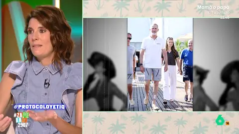 María José Gómez y Verdú analiza el look del rey Felipe VI: "Va perfecto con el polo y las bermudas" María José Gómez y Verdú analiza el look del rey Felipe VI: "Va perfecto con el polo y las bermudas"