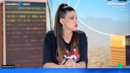 Alba Gutiérrez desvela a Patricia Benítez por qué nadie de la mesa de Aruser@s la saluda al llegar Alba Gutiérrez desvela a Patricia Benítez por qué nadie de la mesa de Aruser@s la saluda al llegar