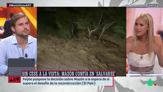 Afra Blanco, sobre Mazón: "No fue el PP quien presionó para que pidiera perdón a las víctimas, fue laSexta" Afra Blanco, sobre Mazón: "No fue el PP quien presionó para que pidiera perdón a las víctimas, fue laSexta"
