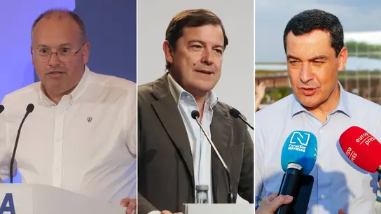 Tellado, Fernández Mañueco y Moreno Bonilla. Tellado, Fernández Mañueco y Moreno Bonilla.