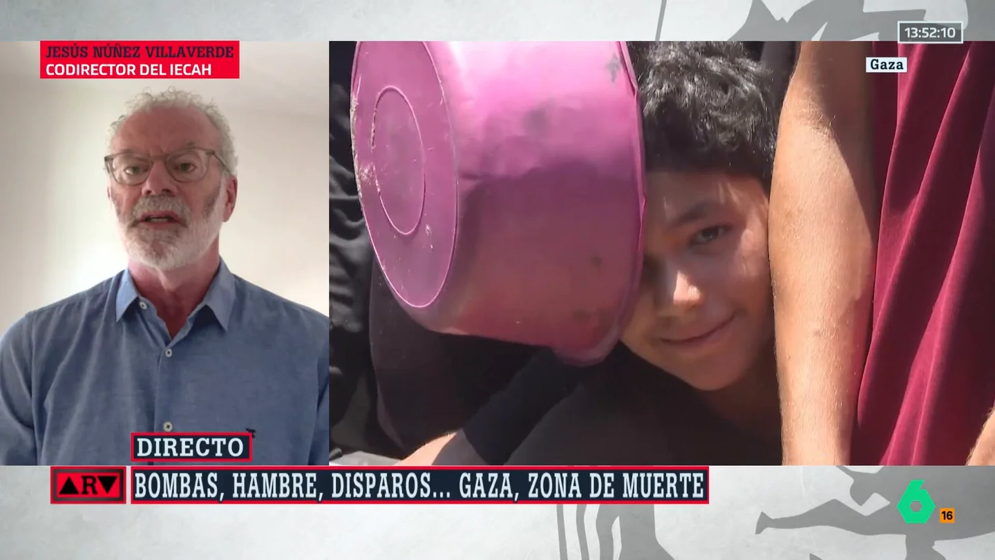 Jesús Núñez Villaverde, sobre la situación en Gaza: "Estamos asistiendo a un guion impuesto por Israel, que de momento está siendo consentido por muchos países" Jesús Núñez Villaverde, sobre la situación en Gaza: "Estamos asistiendo a un guion impuesto por Israel, que de momento está siendo consentido por muchos países"