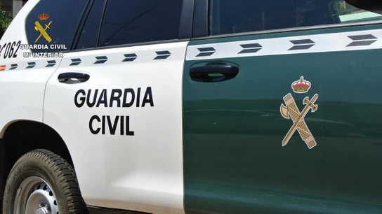 Foto de archivo de un coche de la Guardia Civil Foto de archivo de un coche de la Guardia Civil