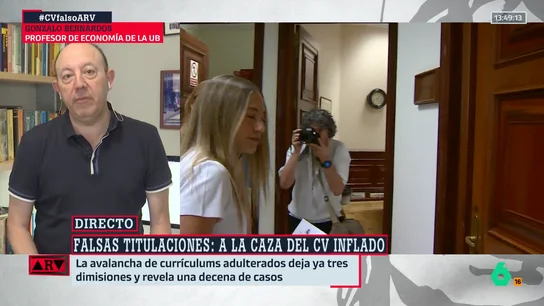 Gonzalo Bernardos, sobre los currículums falsos de los políticos: "Quieren demostrar que el puesto que ocupan se lo merecen" Gonzalo Bernardos, sobre los currículums falsos de los políticos: "Quieren demostrar que el puesto que ocupan se lo merecen"
