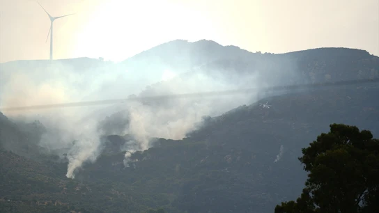 Incendio en Tarifa, Cádiz. Incendio en Tarifa, Cádiz.