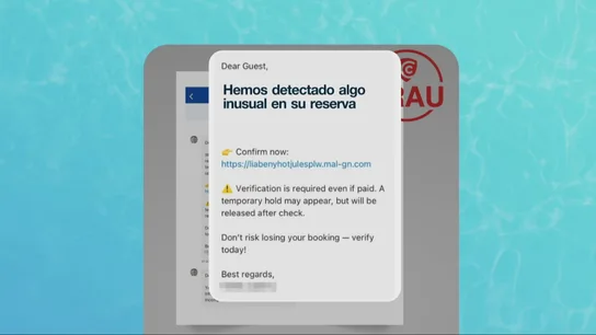 Los 'hackers' no se van de vacaciones: la nueva estafa veraniega que suplanta a Booking Los 'hackers' no se van de vacaciones: la nueva estafa veraniega que suplanta a Booking