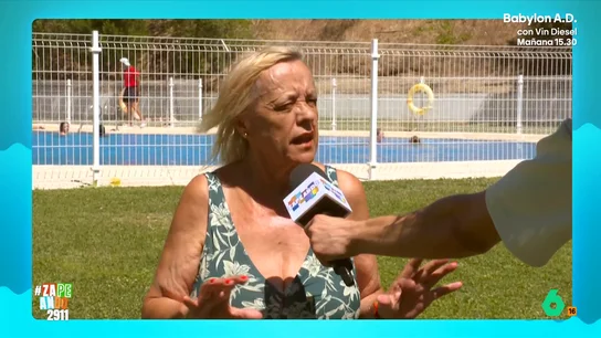 Una señora, sobre los hábitos de limpieza de los más jóvenes: "El que sale guarro..." Zapeando se ha ido a una piscina para saber si la gente está de acuerdo con un estudio en el que se dice que el 31% de los centennials y los millennials no ha limpiado su habitación en seis meses.