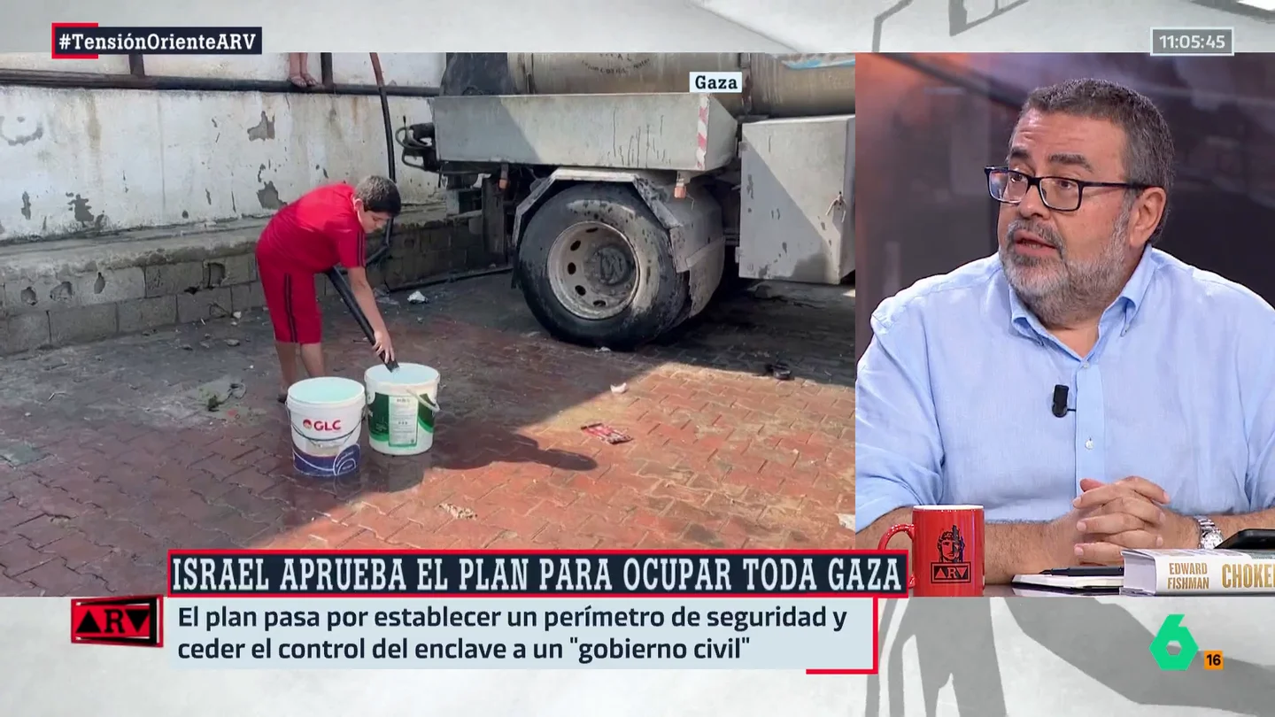 Pedro Rodríguez, sobre el plan de Israel para ocupar Gaza: "Culmina el deterioro del entramado creado tras la tragedia de la II Guerra Mundial" Pedro Rodríguez, sobre el plan de Israel para ocupar Gaza: "Culmina el deterioro del entramado creado tras la tragedia de la II Guerra Mundial"