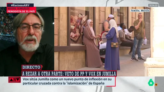 Miguel González, tras la decisión de PP y Vox en Jumilla: "Hay un rechazo al musulmán por ser diferente" Miguel González, tras la decisión de PP y Vox en Jumilla: "Hay un rechazo al musulmán por ser diferente"