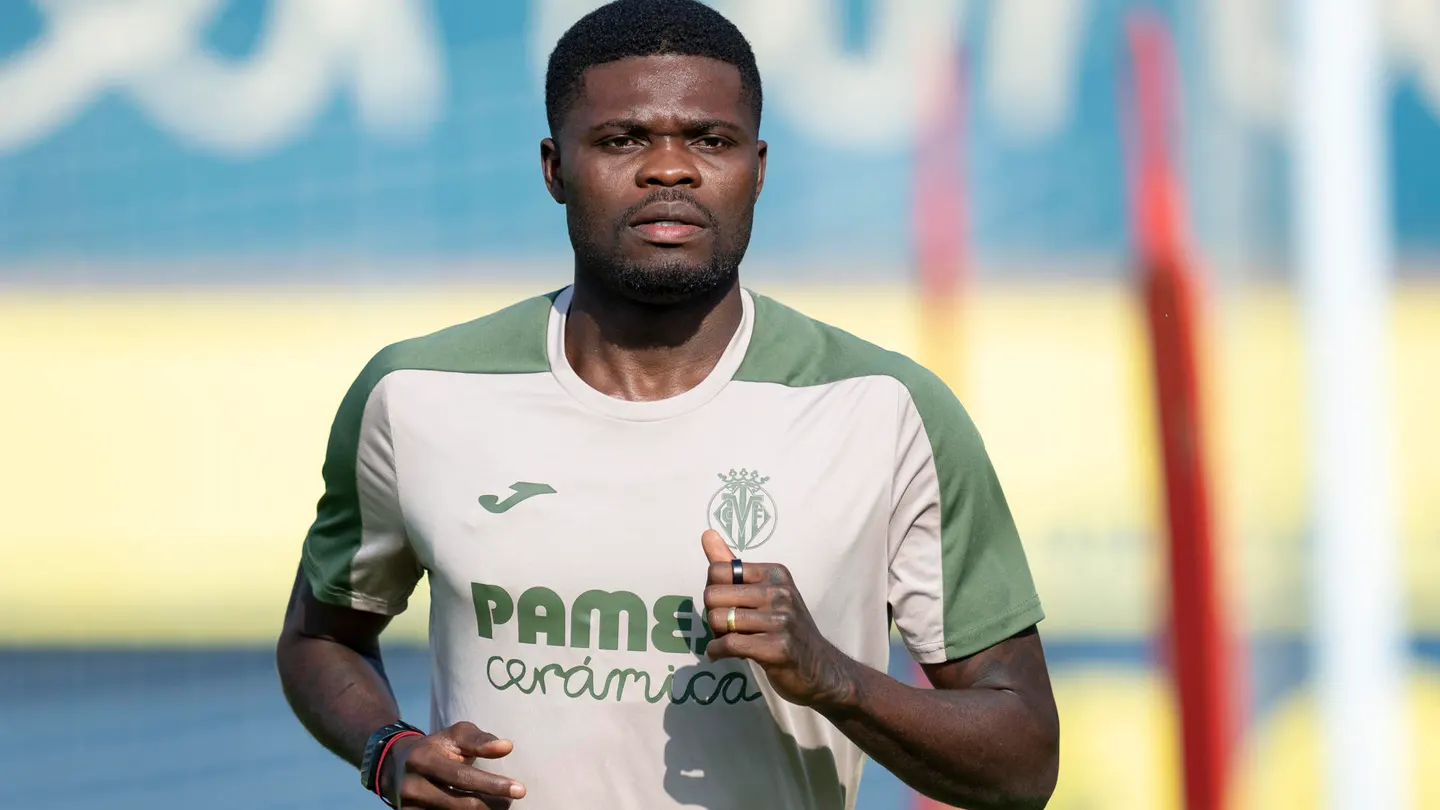 Thomas Partey se entrena con el Villarreal Thomas Partey se entrena con el Villarreal