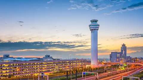 El aeropuerto de Haneda de Tokio El aeropuerto de Haneda de Tokio