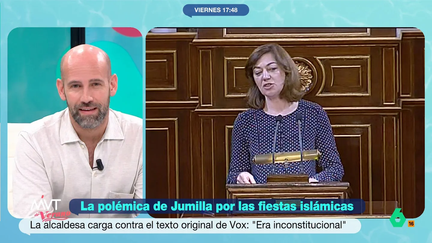 Gonzalo Miró, sobre la polémica en Jumilla: "Cuando te alías con un partido racista lo lógico es que te salpique" Con anterioridad, las instalaciones deportivas de Jumilla habían acogido diversas festividades musulmanas debido a que el tamaño de la mezquita del municipio no es suficiente para poder acoger las celebraciones.