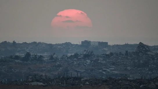 La Franja de Gaza, destruida por los ataques de las fuerzas de Israel La Franja de Gaza, destruida por los ataques de las fuerzas de Israel