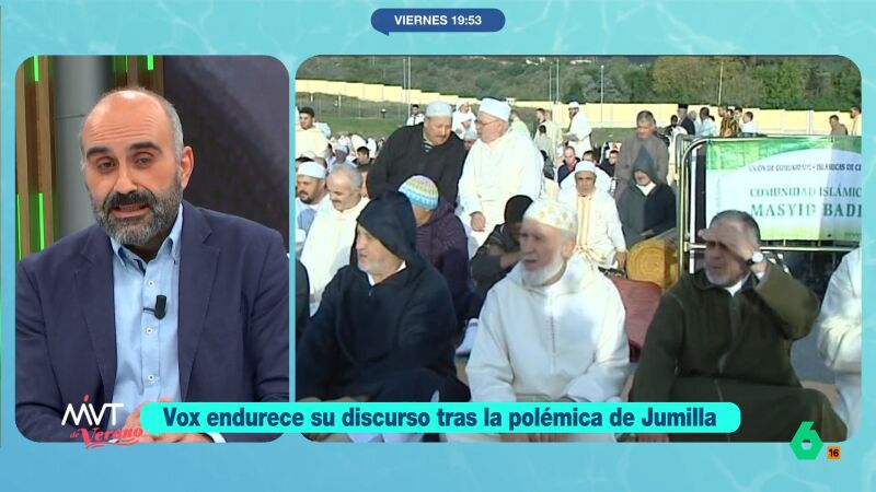 José María Rivero repasa los intentos de Vox de "protegerse de la islamización de España"