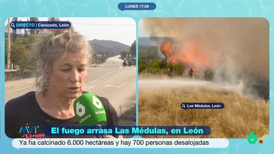 Fina, afectada por el incendio en Las Médulas, pide que se "declare zona catastrófica" y un "plan urgente de rehabilitación" Fina, afectada por el incendio en Las Médulas, pide que se "declare zona catastrófica" y un "plan urgente de rehabilitación"