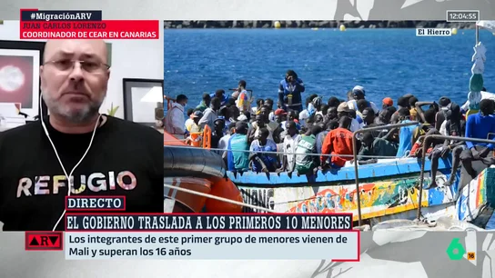 El coordinador de CEAR en Canarias analiza el traslado de menores migrantes: "Se irá cogiendo mayor velocidad. Necesitamos hacer más" El coordinador de CEAR en Canarias analiza el traslado de menores migrantes: "Se irá cogiendo mayor velocidad. Necesitamos hacer más"