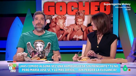 ¿Cómo se come una hamburguesa correctamente? Estos son los consejos de María José Gómez y Verdú La experta en protocolo desvela cuál es la manera más adecuada de comer este delicioso plato. Además, tampoco se olvida de su acompañamiento más habitual: las patatas fritas.