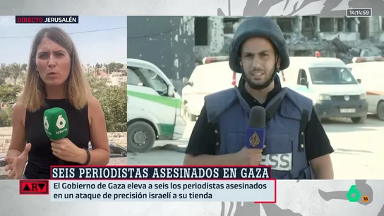 Nuria Garrido, sobre el asesinato del periodista Anas Al Sharif: "Molestaba a Israel porque era valiente, iba a los sitios y contaba la verdad de Gaza" Nuria Garrido, sobre el asesinato del periodista Anas Al Sharif: "Molestaba a Israel porque era valiente, iba a los sitios y contaba la verdad de Gaza"