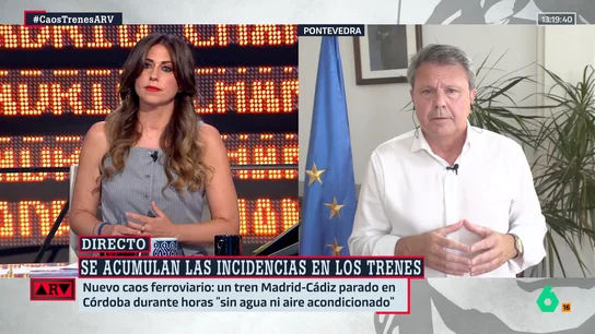 José Antonio Santano defiende la consistencia del sistema ferroviario pese al número de incidencias: "Hablar de caos tiene intencionalidad política" José Antonio Santano defiende la consistencia del sistema ferroviario pese al número de incidencias: "Hablar de caos tiene intencionalidad política"