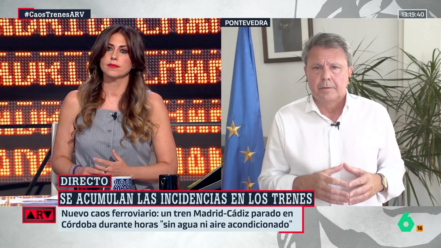 José Antonio Santano defiende la consistencia del sistema ferroviario pese al número de incidencias: "Hablar de caos tiene intencionalidad política" José Antonio Santano defiende la consistencia del sistema ferroviario pese al número de incidencias: "Hablar de caos tiene intencionalidad política"