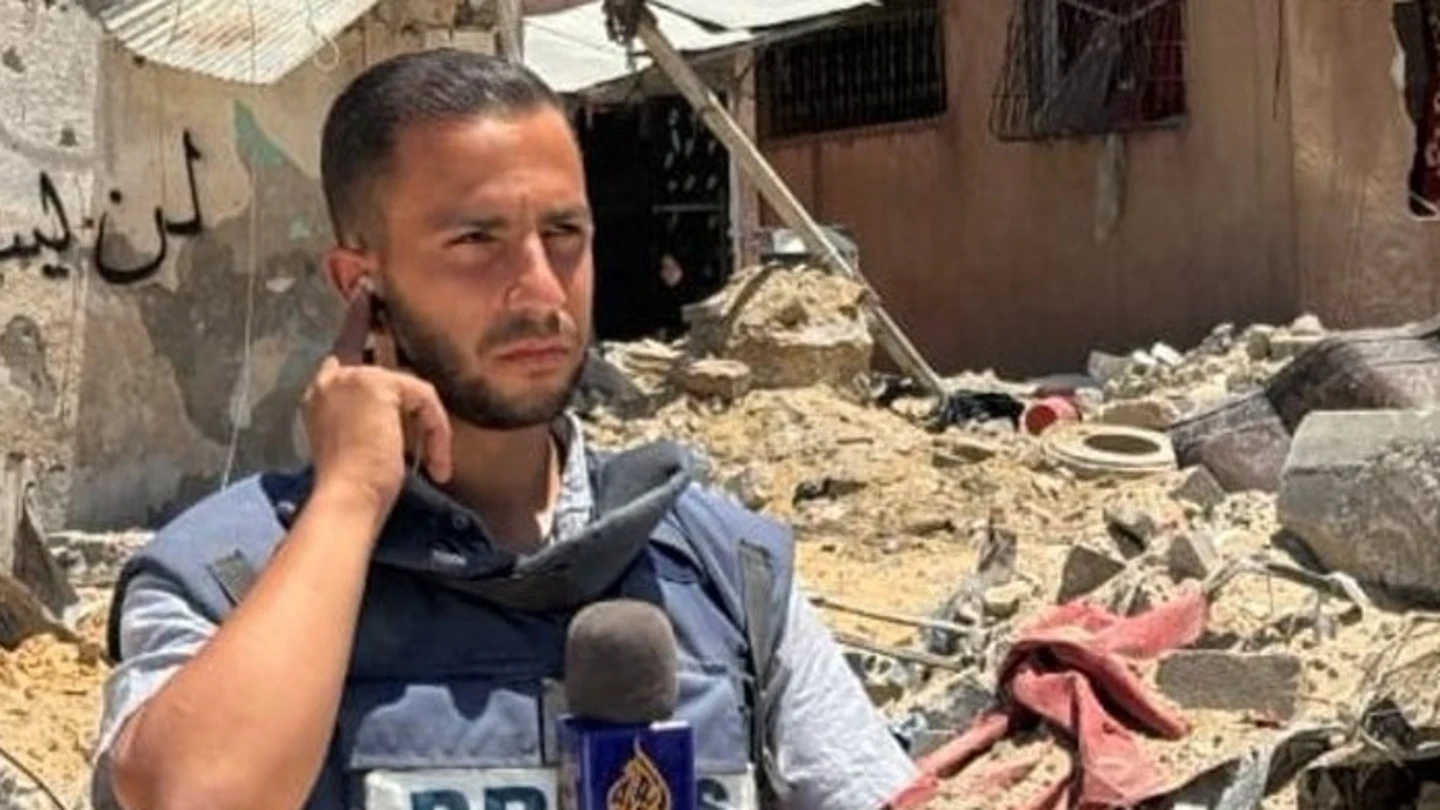 El periodista palestino Anas al Sharif El periodista palestino Anas al Sharif