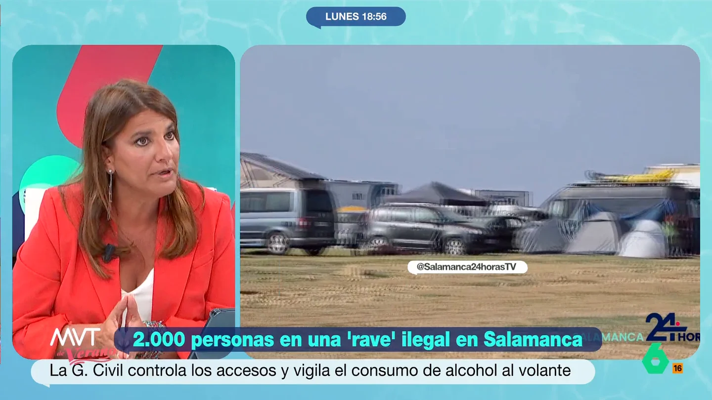 María Claver critica que no se clausure la 'rave' ilegal de Salamanca: "Ley tiene que ser igual para todos" María Claver critica que no se clausure la 'rave' ilegal de Salamanca: "Ley tiene que ser igual para todos"