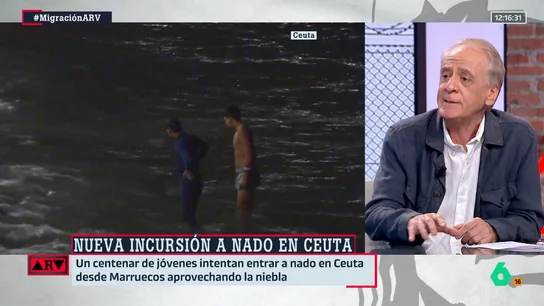 Cembrero destaca que la presión migratoria que llega por mar está disminuyendo: "Solo hay dos puntos negros: Ceuta y Baleares" Cembrero destaca que la presión migratoria que llega por mar está disminuyendo: "Solo hay dos puntos negros: Ceuta y Baleares"