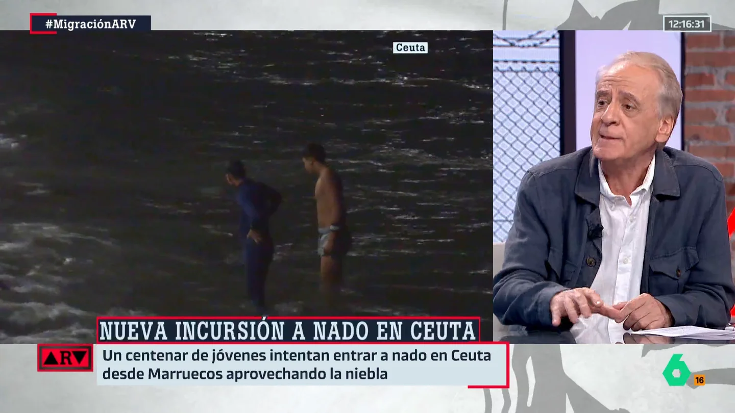 Cembrero destaca que la presión migratoria que llega por mar está disminuyendo: "Solo hay dos puntos negros: Ceuta y Baleares" Cembrero destaca que la presión migratoria que llega por mar está disminuyendo: "Solo hay dos puntos negros: Ceuta y Baleares"