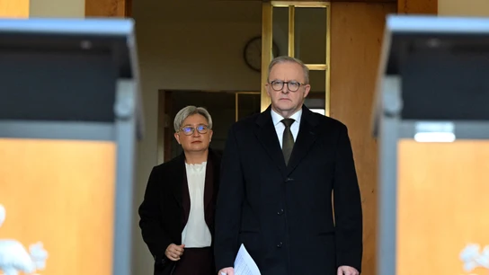 El primer ministro australiano, Anthony Albanese, y la ministra de Exteriores, Penny Wong El primer ministro australiano, Anthony Albanese, y la ministra de Exteriores, Penny Wong