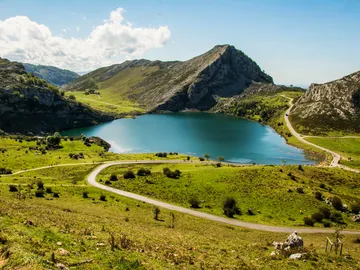 Lagos de Covadonga, en España Lagos de Covadonga, en España