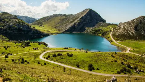 Lagos de Covadonga, en España Lagos de Covadonga, en España