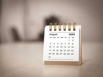 Calendario laboral del mes de agosto de 2025 Calendario laboral del mes de agosto de 2025