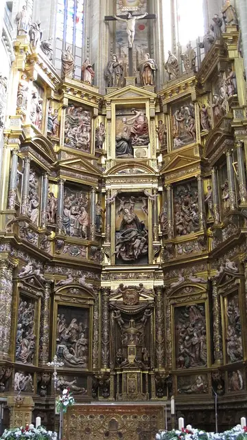 Retablo. Catedral de Astorga Retablo. Catedral de Astorga