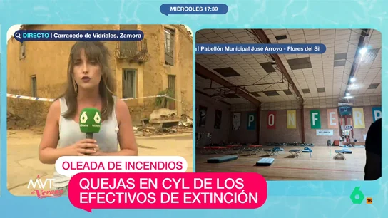 Los efectivos de incendios en Castilla y León denuncian condiciones de trabajo extremas Los efectivos de incendios en Castilla y León denuncian condiciones de trabajo extremas