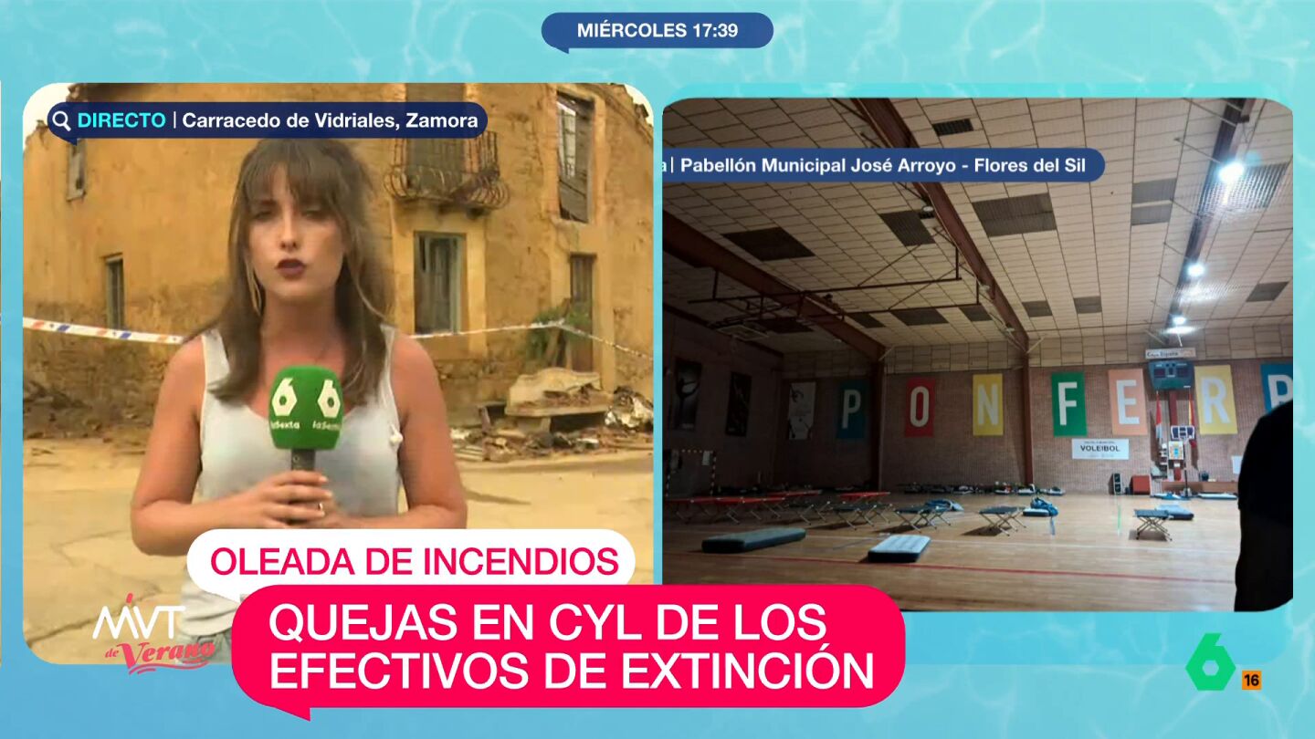 Los efectivos de incendios en Castilla y León denuncian condiciones de trabajo extremas