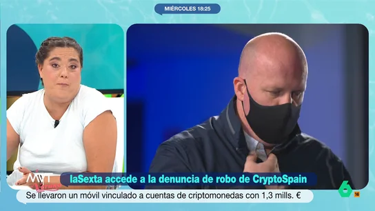 Loreto Ochando afirma que si el robo a CryptoSpain es un montaje, "es el señor más absurdo del mundo" Álvaro Romillo ha contado en su denuncia que sus asaltantes bebieron gazpacho y tomaron cerveza o zumo. Además, el criptoempresario descubrió en su pijama varias gotas de sangre de uno de los atracadores.