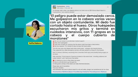 Publicación en redes sociales de una de las víctimas. Publicación en redes sociales de una de las víctimas.