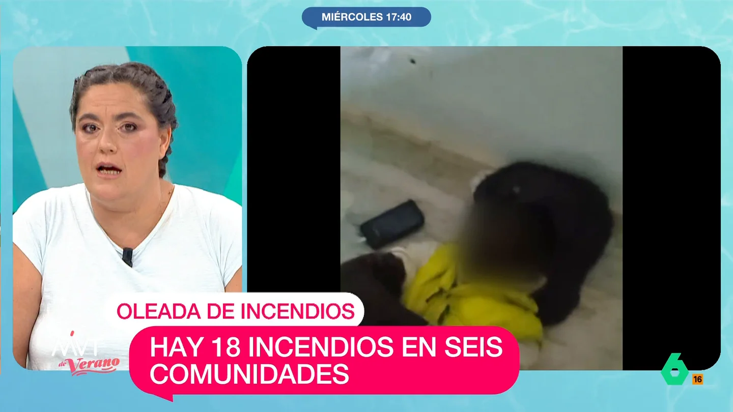 Loreto Ochando, tajante sobre las condiciones de los bomberos en Castilla y León: "Es indecente" Loreto Ochando, tajante sobre las condiciones de los bomberos en Castilla y León: "Es indecente"