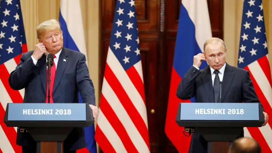 Imagen de archivo de Trump y Putin. Imagen de archivo de Trump y Putin.