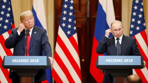 Imagen de archivo de Trump y Putin. Imagen de archivo de Trump y Putin.