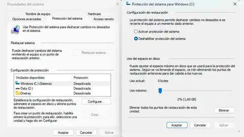 Proección de Windows Proección de Windows