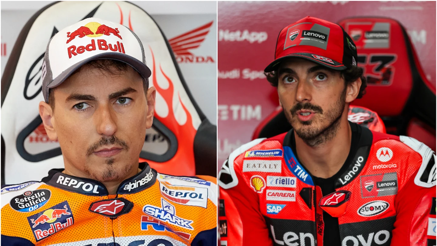 Jorge Lorenzo y Pecco Bagnaia Jorge Lorenzo y Pecco Bagnaia
