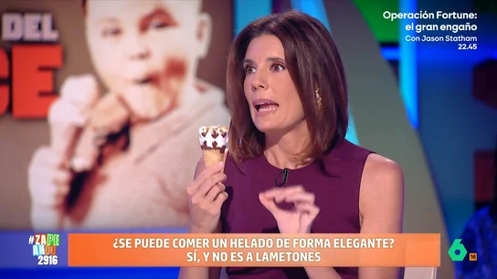 VÍDEO | María José Gómez y Verdú desvela la forma correcta de comer helado: "Hay que darle pequeños besos de succión" "El helado es un elemento artístico que se tiene que disfrutar", afirma la experta en protocolo María José Gómez y Verdú, que en este vídeo explica la forma más elegante de comerse un cono, una copa de helado o un helado de corte.