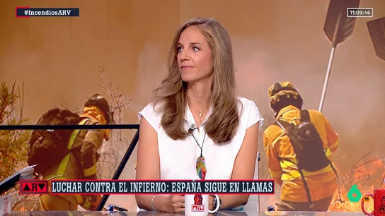 Arantza Pérez analiza la situación "extrema" que vive España contra el fuego: "La única manera de que estos gigantes no nos visiten en verano es actuar de antemano" Arantza Pérez analiza la situación "extrema" que vive España contra el fuego: "La única manera de que estos gigantes no nos visiten en verano es actuar de antemano"