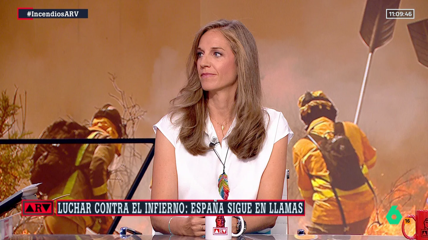 Arantza Pérez analiza la situación "extrema" que vive España contra el fuego: "La única manera de que estos gigantes no nos visiten en verano es actuar de antemano" Arantza Pérez analiza la situación "extrema" que vive España contra el fuego: "La única manera de que estos gigantes no nos visiten en verano es actuar de antemano"