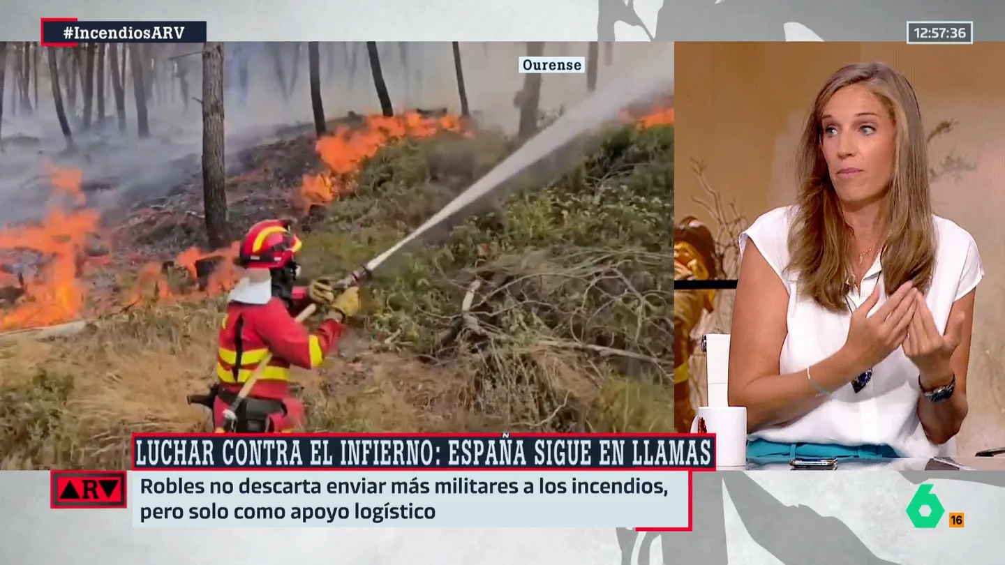 Arantza Pérez, ante los incendios en España: "La naturaleza y los montes no están sucios, hay que gestionarlos" Arantza Pérez, ante los incendios en España: "La naturaleza y los montes no están sucios, hay que gestionarlos"